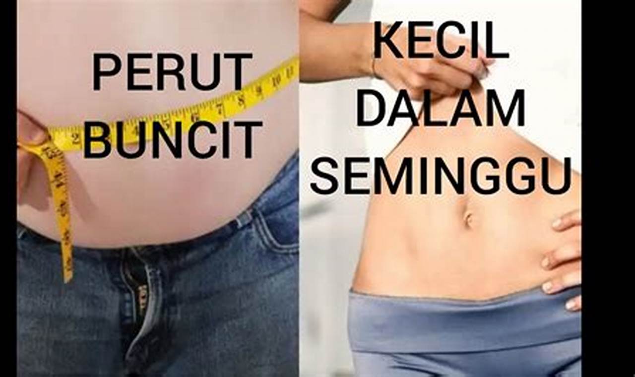 cara mengatasi perut buncit